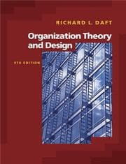 Tapa de Organization Theory and Design