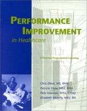 Tapa de Performance improvement in healthcare