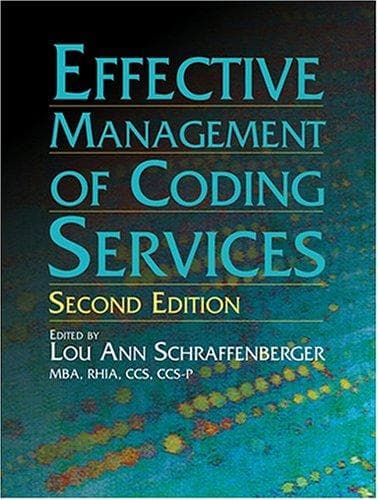 Tapa de Effective management of coding services