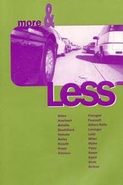 Tapa de More and Less