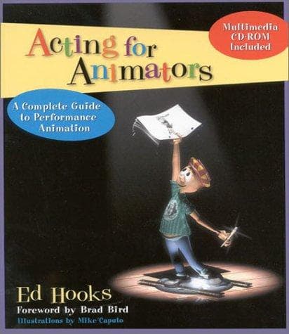Tapa de Acting for animators