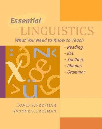 Tapa de Essential linguistics
