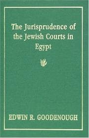 Tapa de The jurisprudence of the Jewish courts in Egypt