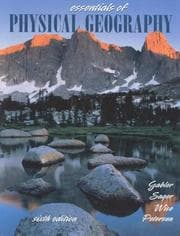 Tapa de Essentials of physical geography