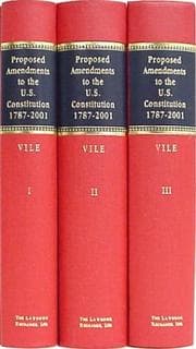 Tapa de Proposed amendments to the U.S. Constitution, 1787-2001