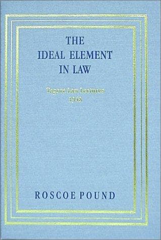 Tapa de The ideal element in law