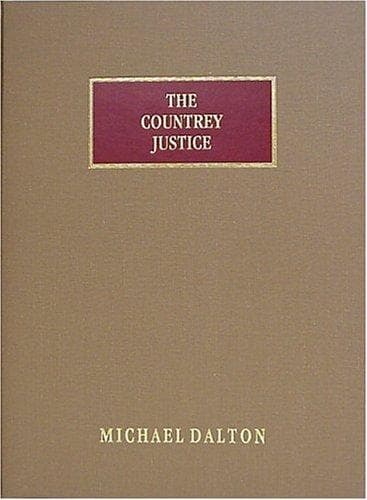 Tapa de Countrey justice
