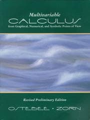 Tapa de Multivariable calculus from graphical, numerical, and symbolic points fo view