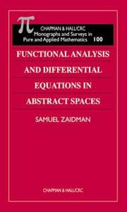 Tapa de Functional analysis and differential equations in abstract spaces