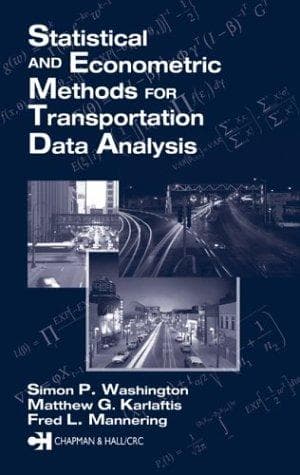 Tapa de Statistical and econometric methods for transportation data analysis