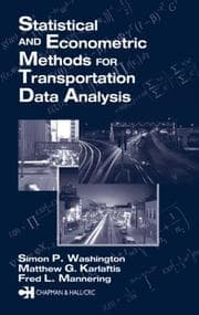 Tapa de Statistical and econometric methods for transportation data analysis