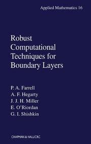 Tapa de Robust computational techniques for boundary layers