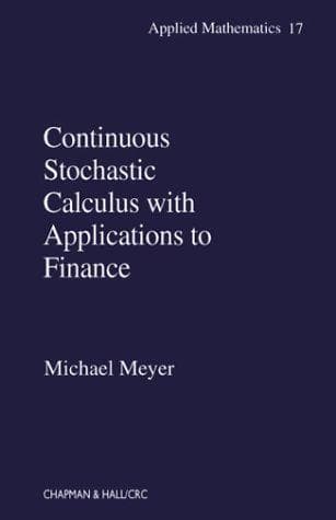 Tapa de Continuous Stochastic Calculus with Applications to Finance