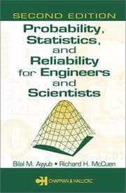 Tapa de Probability, statistics, and reliability for engineers and scientists