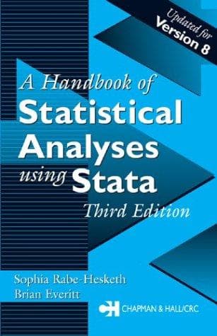 Tapa de Handbook of Statistical Analyses Using Stata, Third Edition