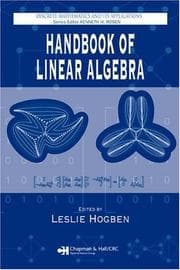 Tapa de Handbook of Linear Algebra