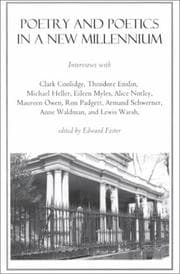 Tapa de Poetry and poetics in a new millenium
