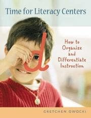 Tapa de Time for Literacy Centers