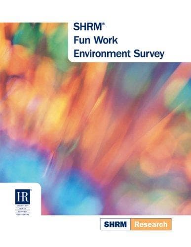 Tapa de SHRM fun work environment survey