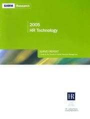 Tapa de 2005 HR Technology Survey Report