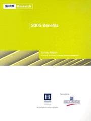 Tapa de 2005 Benefits Survey Report
