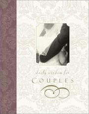 Tapa de Daily Wisdom for Couples Devotional Journal