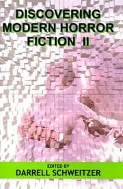 Tapa de Discovering Modern Horror Fiction II