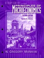 Tapa de Study guide to accompany Principles of macroeconomics, second edition [by] N. Gregory Mankiw