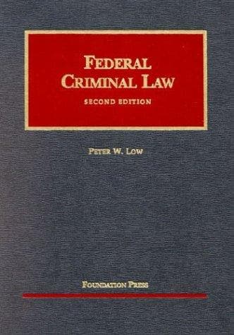 Tapa de Federal criminal law