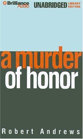 Tapa de Murder of Honor, A