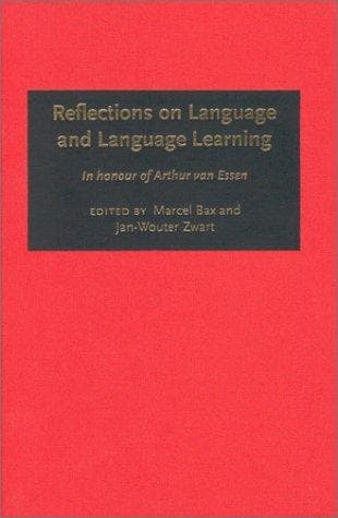 Tapa de Reflections on Language and Language Learning