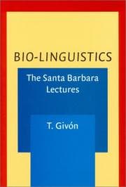 Tapa de Bio-linguistics