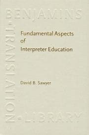 Tapa de Fundamental aspects of interpreter education