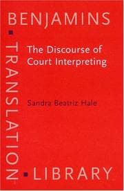 Tapa de The Discourse of Court Interpreting