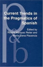 Tapa de Current trends in the pragmatics of Spanish