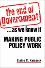 Tapa de The End of Government.As We Know It