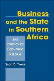 Tapa de Business and the State in Southern Africa