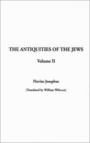 Tapa de Antiquities of the Jews, The