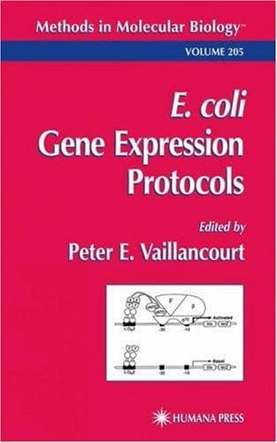 Tapa de E. coli Gene Expression Protocols