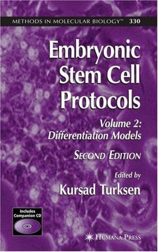 Tapa de Embryonic stem cell protocols