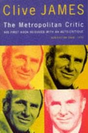 Tapa de The metropolitan critic