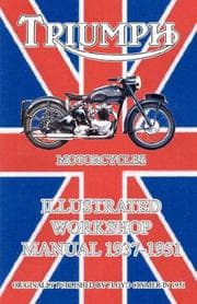 Tapa de Triumph Motorcycles Illustrated Workshop Manual 1937-1951