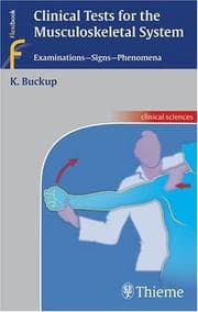 Tapa de Clinical Tests For The Musculoskeletal System