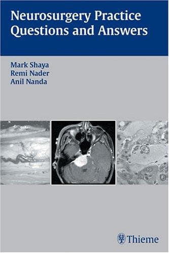 Tapa de Neurosurgery Practice Questions And Answers