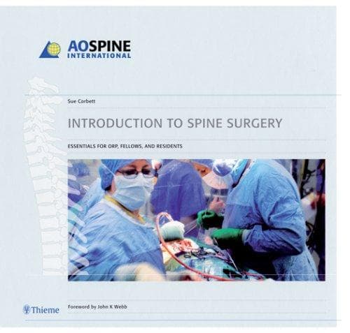 Tapa de Introduction to Spine Surgery