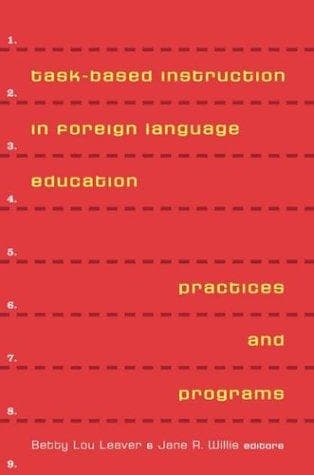 Tapa de Task-based instruction in foreign language education