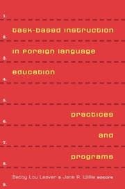 Tapa de Task-based instruction in foreign language education