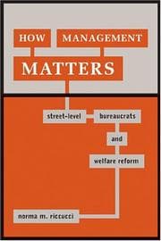 Tapa de How Management Matters