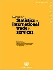 Tapa de Manual on statistics of international trade in services
