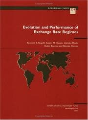 Tapa de Evolution And Performance Of Exchange Rate Regimes